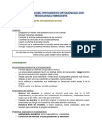 Tema 9. Fases Del Tratamiento en Ortodoncia