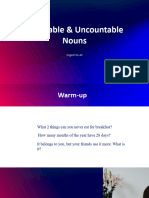 Countable & Uncountable Nouns