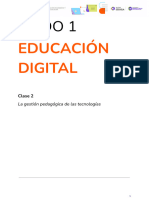 CLASE 2 - La Gestión Pedagógica de Las Tecnologías