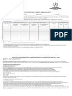 Model Format TABLE OF SHIPBOARD WORKING ARRANGEMENTS