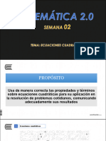 Semana 02 Ecuaciones Cuadráticas