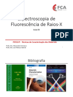 Aula 3 - Espectroscopia de FRX