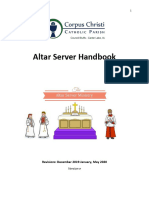 Altar Servers Training Handbook 05.18.2020