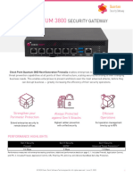 3800 Security Gateway Datasheet