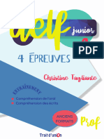 Delf Junior A2 Anciens Formats 4 Epreuves