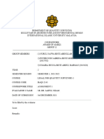 Assignment 1 BAQS 2143 - Legal For Quantity Surveyors