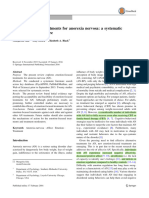 Emotion-Focused Treatments For Anorexia Nervosa: A Systematic Review of The Literature