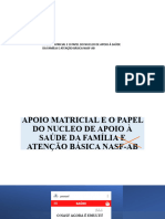 Apoio Matricial e Nasf