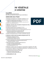 Sélection Végétale II. Sélection Créatrice: Sommaire Analytique