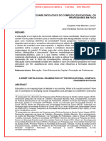 01 - Breve Exame Ontologico Do Complexo Educacional Os Professores em Foco