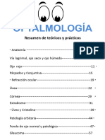 OFTALMOLOGÍA - Resumen Teóricos y Prácticos