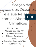 Acidificação Das Águas Dos Oceanos e A Sua Relação Com As Alterações Climáticas