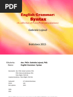 Grammar III Prezentácio