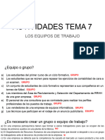 ACTIVIDADES TEMA 7 Equipos - Roles