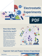 Electrostatic Experiments