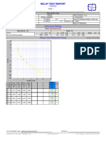 Relay Test Report: Overcurrent Settings