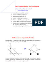 l7 - Learning in Multi-Layer Perceptrons, Back-Propagation