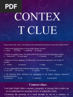 Contex T Clue