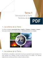 Tema 1. Estructura de La Tierra y Tectónica de Placas