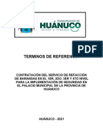 Terminos de Referencia Enchapado