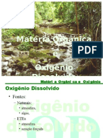 Matéria Orgânica e Oxigênio