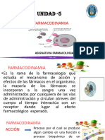 UNIDAD - 5 Farmacodinamia FMC302