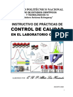 Instructivo de Prácticas de Control de Calidad 2020