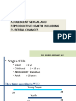 Adolescent Sexual - Reproductive Health Including Pubertal Changes - DR - ASIRIFI (Autosaved)