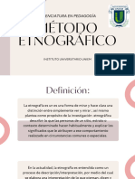 20-05-2023 - Metodo Etnografico