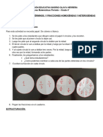 Fracciones, Términos. Homogéneas y Heterogéneas