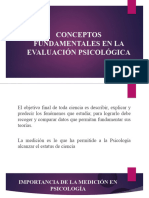 Conceptos Fundamentales en La Evaluacioìn Psicoloìgica