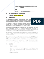 PLAN PARA LA VIGILANCIA - Parroquia