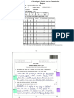 Paper Exam Subject Name Roll Number: State Service Mains Exam - 2022:: 07: Genral Studies - V 2228144910