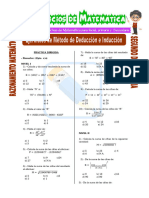 Ejercicios de Método de Deducción e Inducción para Segundo de Secundaria