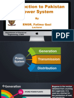 EPT LEcture 1 Introduction To Pakistan Power System