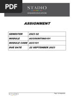 ACC101 2023 02 Assignment