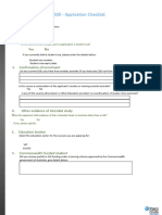 Student Visa 500 Application Form