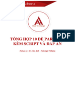 Tổng Hợp 10 Đề Part 3 + 4 Kèm Script Và Đáp Án