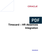 Timecard HRAbsence Integration v2