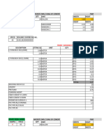 Precast Material Costing