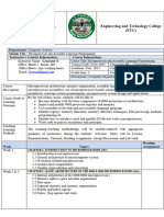 Course Plan Microprocessor and Assembly L