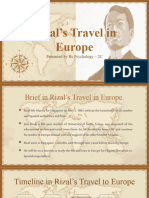 Rizal's Travel in Europe