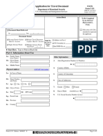 Application For Travel Document: Part 1. Information About You