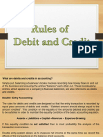 Rules in Debit and Credit