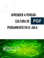 Módulo 2. Dimensiones de La Cultura de Pensamiento