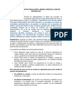 Informe Proceso de Vinculación Laboral Según El Caso de Estudio