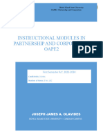 Module II - Partnership Basic Consideration