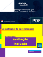 Avaliação No Processo de Inclução