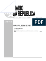 Diário Da República: Suplemento