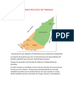 El Mapa Politico de Tiraque